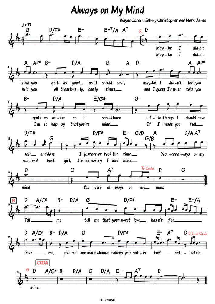 Sheet Music